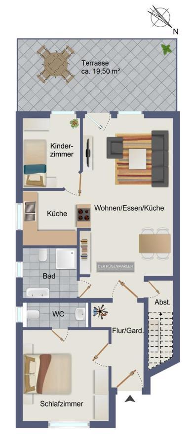 Ferienwohnung Moin Neddesitz Екстер'єр фото